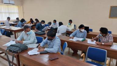 People in Sri Lanka in a classroom