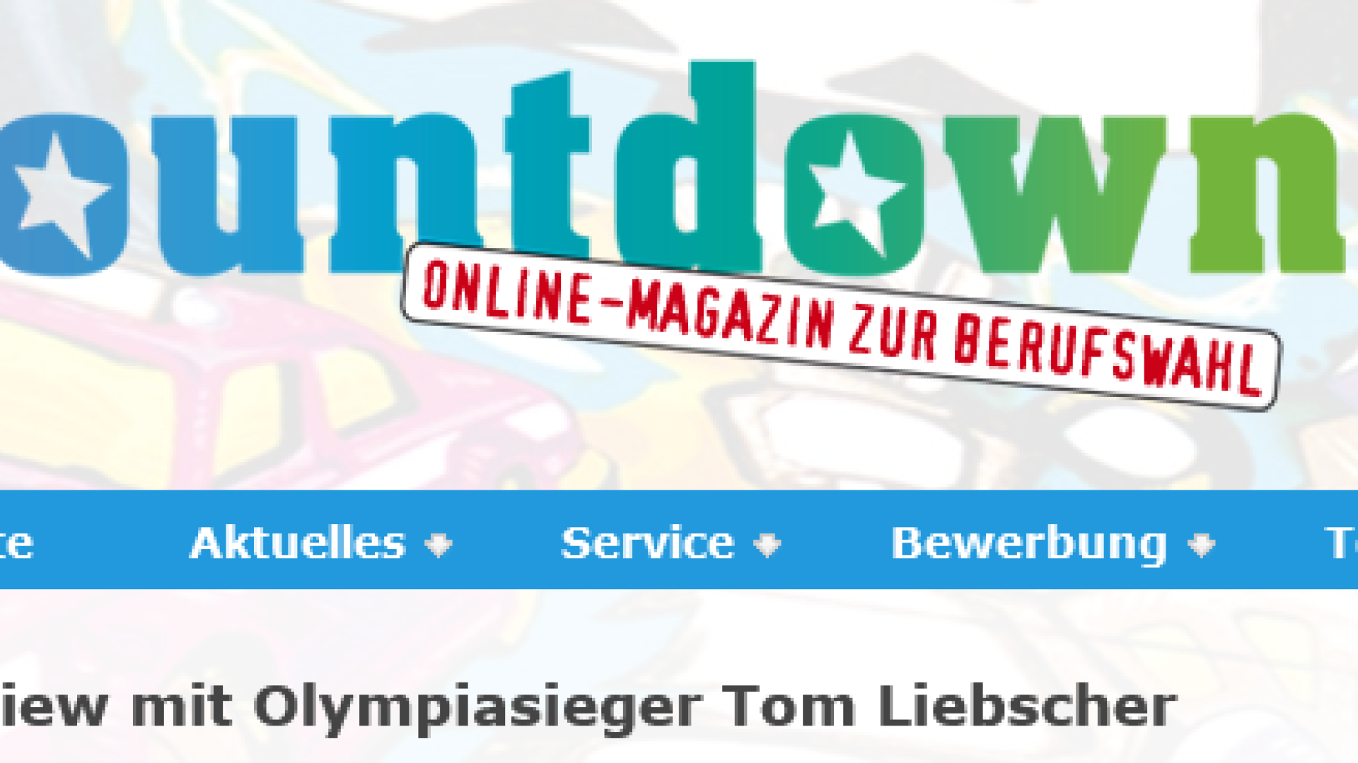 Logo of online magazine for career choice Countdown
