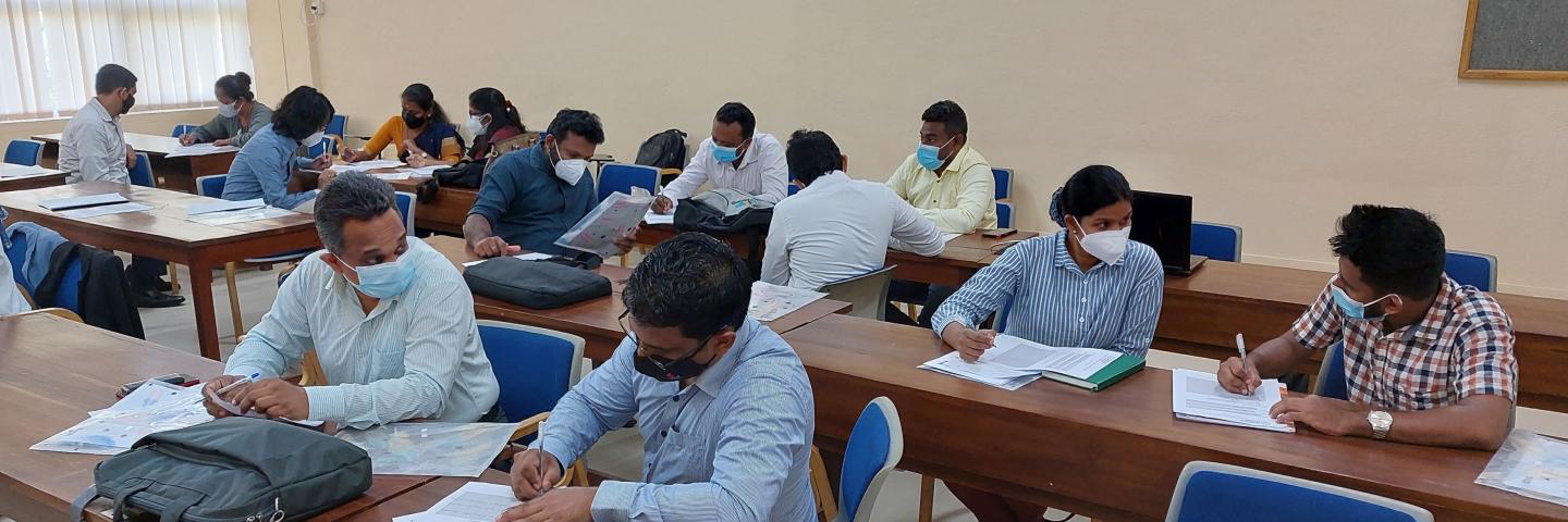 People in Sri Lanka in a classroom