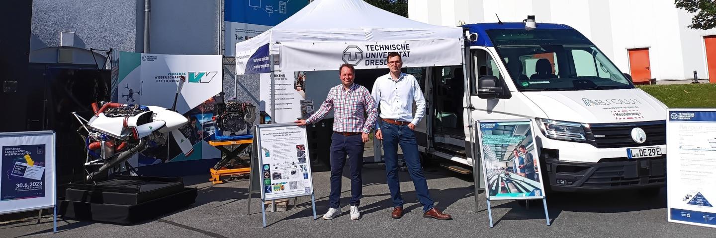 Fakultät Verkehrswissenschaften auf der Messe Insider Treff 2024