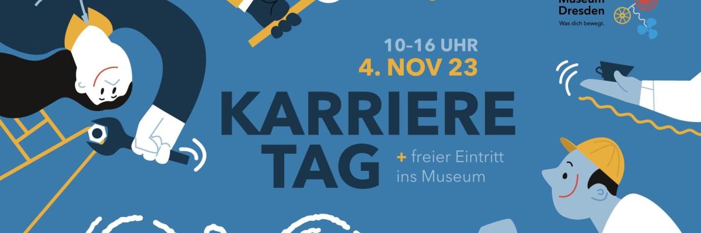 Grafik mit Schriftzug zum Karrieretag