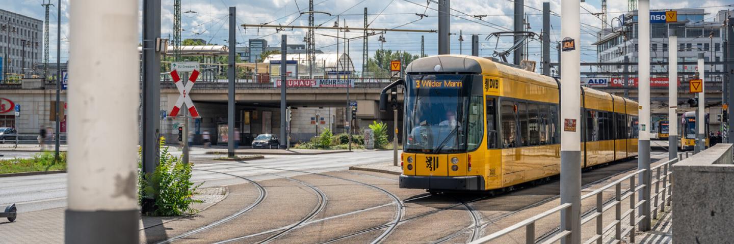 Straßenbahn in Dresden